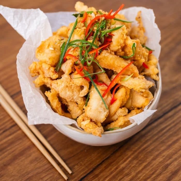 Quick salt & pepper squid