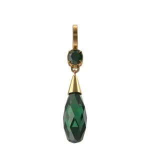 Green Crystal Earring